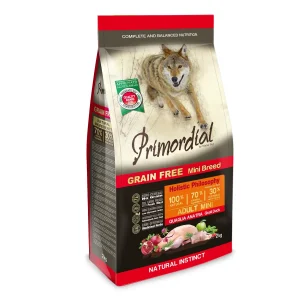 Primordial Grain Free Dog Mini Quaglia & Anatra (Kg/Size : 2)