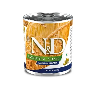 Farmina N&D Umido Cane Ancestral Grain Agnello e Mirtillo 285gr