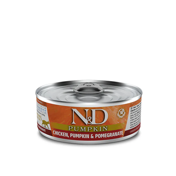 Farmina Umido Gatto N&D Pumpkin Pollo, Zucca e Melograno 80g - immagine 2