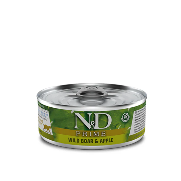 Farmina Umido Gatto 80gr N&D Prime Cinghiale e Mela 80g