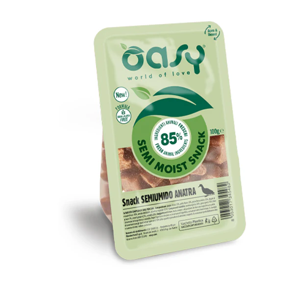 Oasy SNACK NATURALE - Semiumido Anatra - immagine 2
