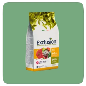 EXCLUSION MEDITERRANEO Monoproteic adult large al manzo