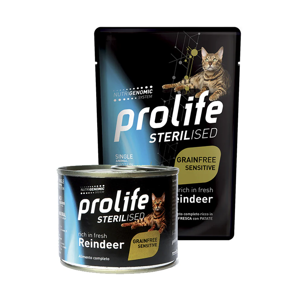 Prolife Sterilised Grain Free Renna & Patate - umido gatto - immagine 2
