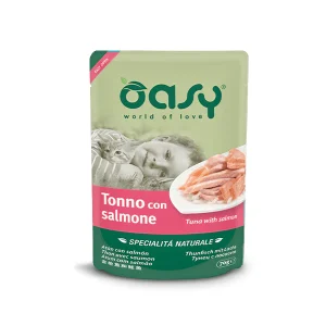 Oasy Umido Gatto SPECIALITÀ NATURALE • Tonno con Salmone