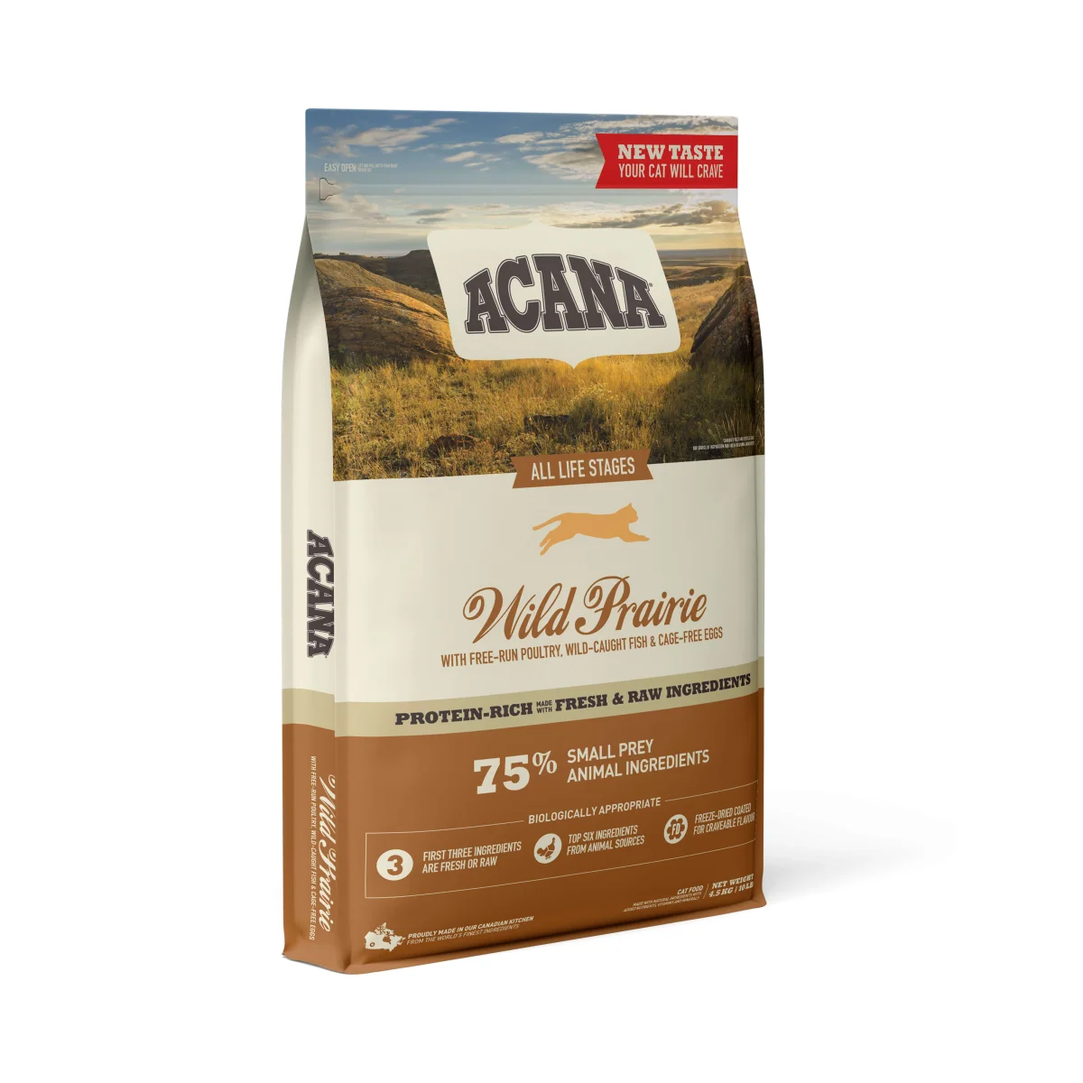 Acana Cat Wild Prairie Gatto Ricco di Proteine 4.5Kg