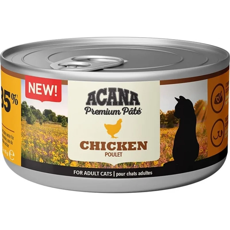 Acana Premium Patè al Pollo Per Gatti 85g - immagine 2