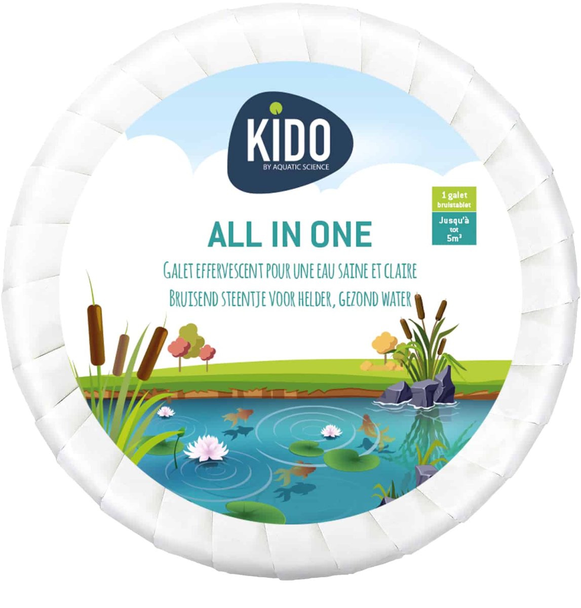 Kido All in One Bioactif ANTIALGHE PER LAGHETTO ORNAMENTALE - immagine 2