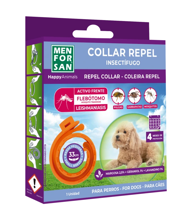 Collare Antiparassitario per cani small 100% naturale