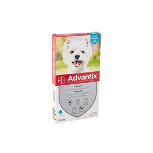 Antiparassitario per Cani Bayer Advantix Spot-on Cani 4-10kg 6 Pipette