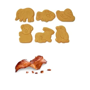 Biscotti per Cani Marie La Pasticcera Animaletti Mix Bacon Gusto Bacon 1kg