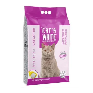 Cat's White Lettiera al profumo di lavanda Agglomerante