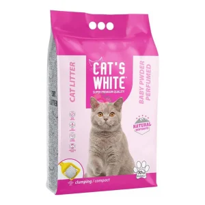 Cat's White Lettiera Profumo di Talco Agglomerante