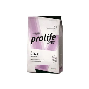 Cibo Dietetico per Insufficienza Renale per Gatti Prolife Diet Renal Sensitive Gusto Maiale 1,5kg
