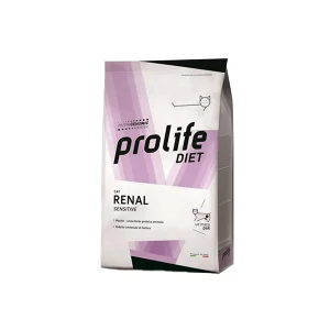 Cibo Dietetico per Insufficienza Renale per Gatti Prolife Diet Renal Sensitive Gusto Maiale 5kg