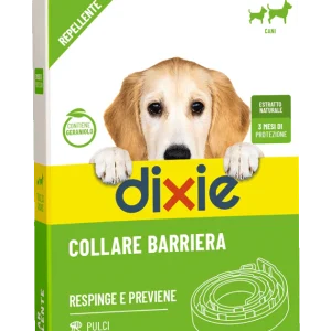 Dixie Collare Protezione Naturale Nero Cane (Size/Cm : 60)