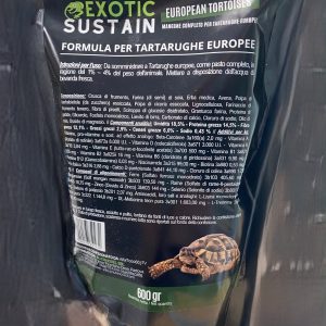 Mangime tartarughe di terra EXOTIC SUSTAIN 600GR