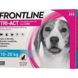 Frontline Tri-act Spot-on 10-20kg 3 pipette  (Kg/Size:0,1)
