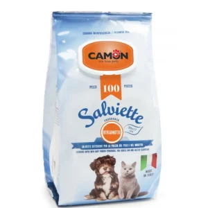 Camon Salviettine per cani fragranza Bergamotto 100 pz