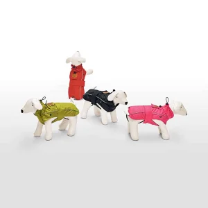 Impermeabile per Cani Dog Line Oregon Plus Colore Verde Taglia 30