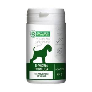 Integratore per Cani Nature’s Protection D-Worm Formula per Prevenzione Vermi 25gr