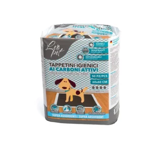 Leopet tappetini igienici ai carboni attivi 60x60