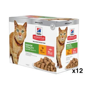 Senior Vitality Alimento per Gatti Multipack