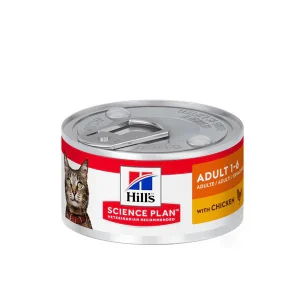 Hill's Science Plan Adult Alimento per Gatti con Pollo Lattina