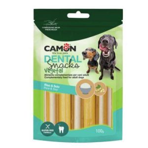 Camon Dental Snack Cannoli Ripieni Con Riso e Soia