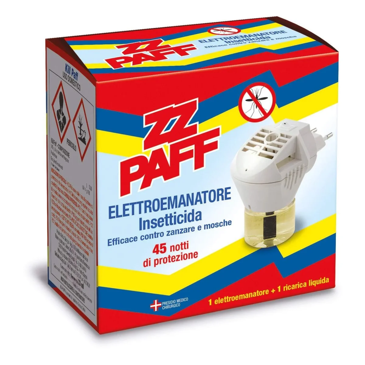 ZZ Paff ElettroEmanatore Insetticida + Ricarica Liquida 45 Notti - immagine 2