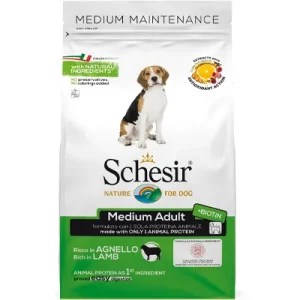 Schesir Cane Adult Medium Maintenance Agnello