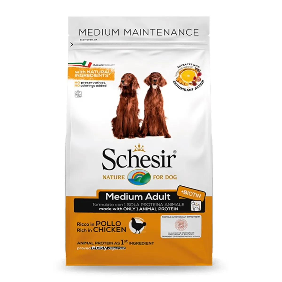 Schesir Medium Adult Maintenance al Pollo per Cane