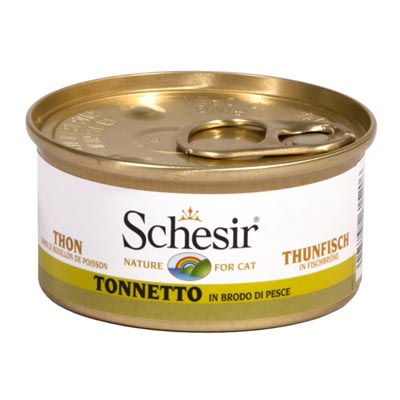 Schesir in Brodo di Pesce Umido Gatto 70gr - immagine 5