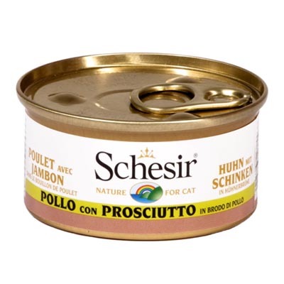 Schesir in Brodo di Pollo Umido Gatto 70gr - immagine 5