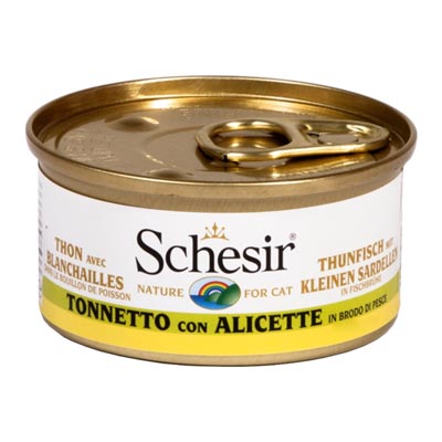 Schesir in Brodo di Pesce Umido Gatto 70gr - immagine 7