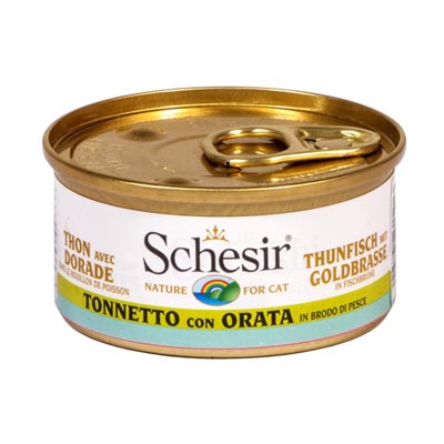 Schesir in Brodo di Pesce Umido Gatto 70gr - immagine 6