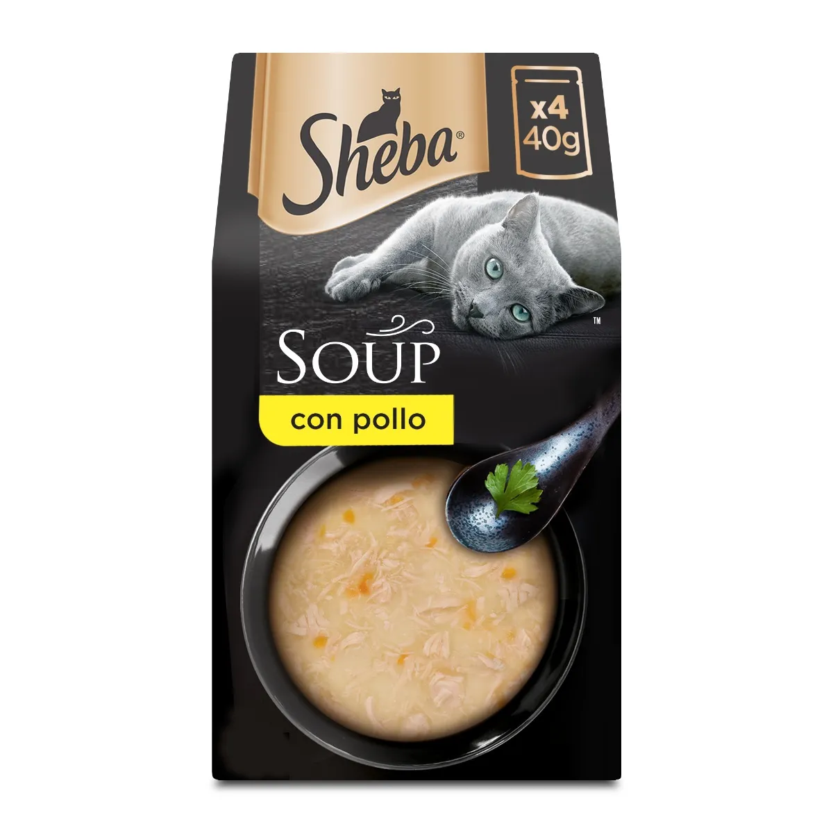 Sheba Soup al Pollo Busta Multipack 4x40G - immagine 2