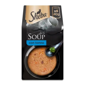 Sheba Soup al Tonno Busta Multipack 4x40G