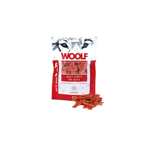 Snack per Cani a Strisce Woolf Gusto Anatra 100gr