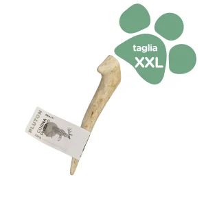 Snack per Cani Pluton Gusto Corna di Cervo Taglia XXL 270-350gr