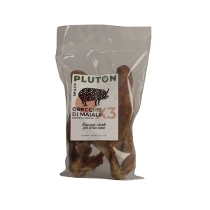 Snack per Cani Pluton Gusto Orecchie di Maiale 3 pz 12 cm