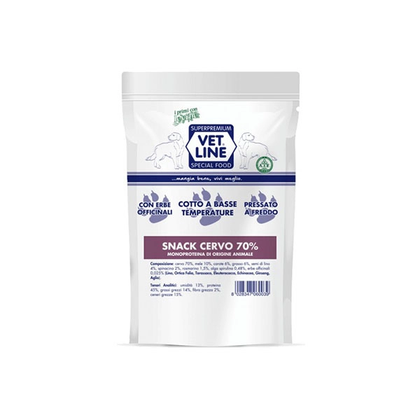 Snack per Cani Vet Line Gusto Cervo 80gr - immagine 2