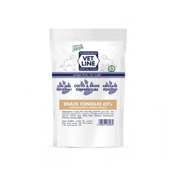 Snack per Cani Vet Line Gusto Coniglio 80gr