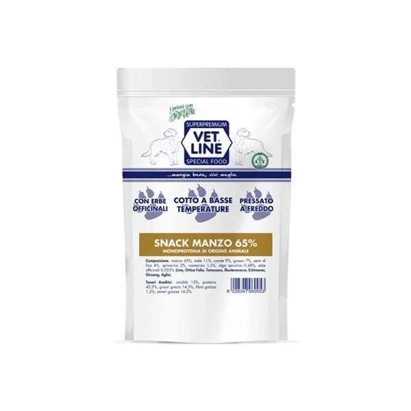 Snack per Cani Vet Line Gusto Manzo 80gr