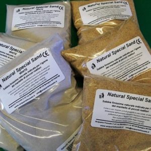 Sabbia Bianca per la pulizia del mantello