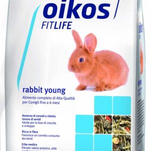 Oikos Mangime Coniglietti giovani-young rabbit 600gr