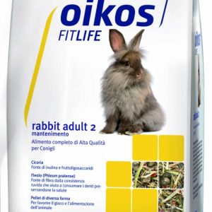 Oikos Mangime Conigli-Rabbit Adult 2 mantenimento 1,5kg