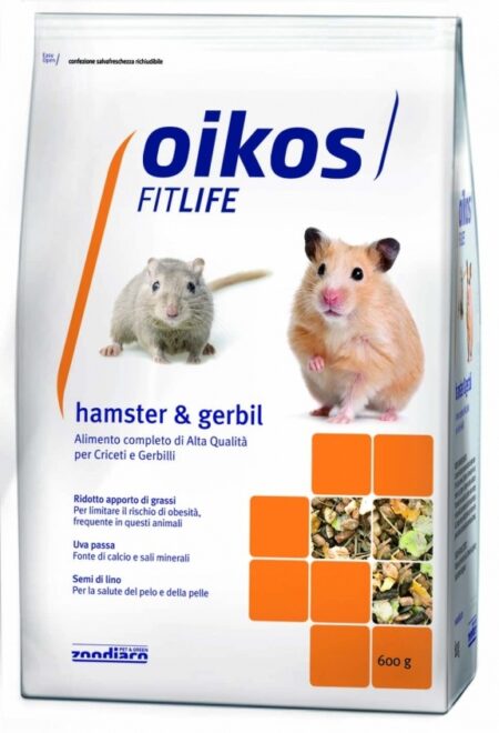 Oikos Mangime per Criceti e Gerbilli 600gr