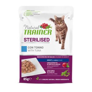 Natural Trainer Cat Sterilised Adult Umido