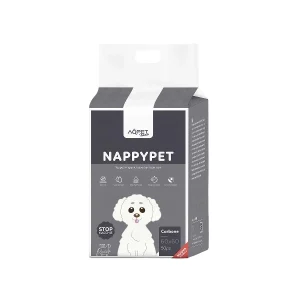 Traversine per Cani AQPET Nappypet con Carbone Attivo 60x60cm 50pz