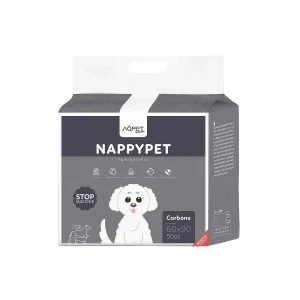 Traversine per Cani AQPET Nappypet con Carbone Attivo 60x90cm 50pz